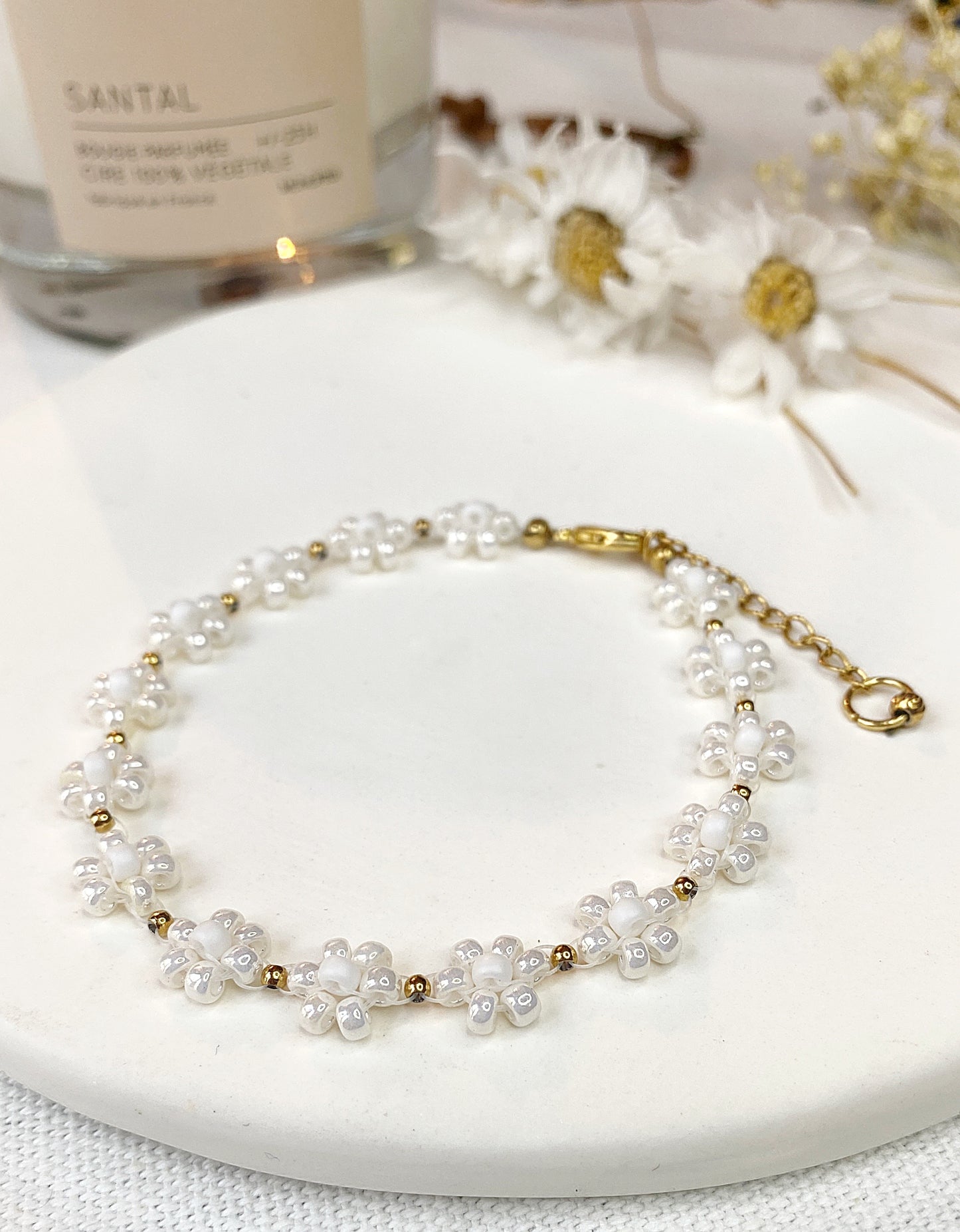 DAISY (White) | Bracelet