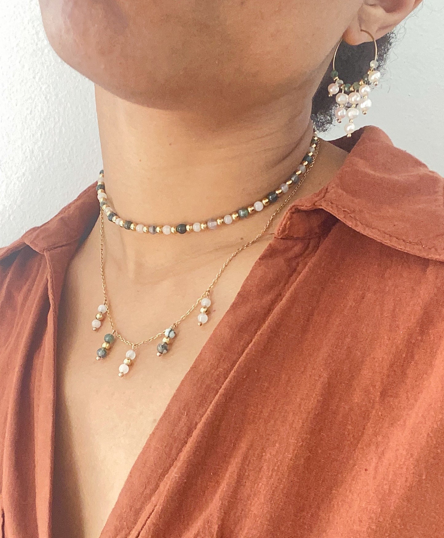 DAPHNEE (Green) | Necklace