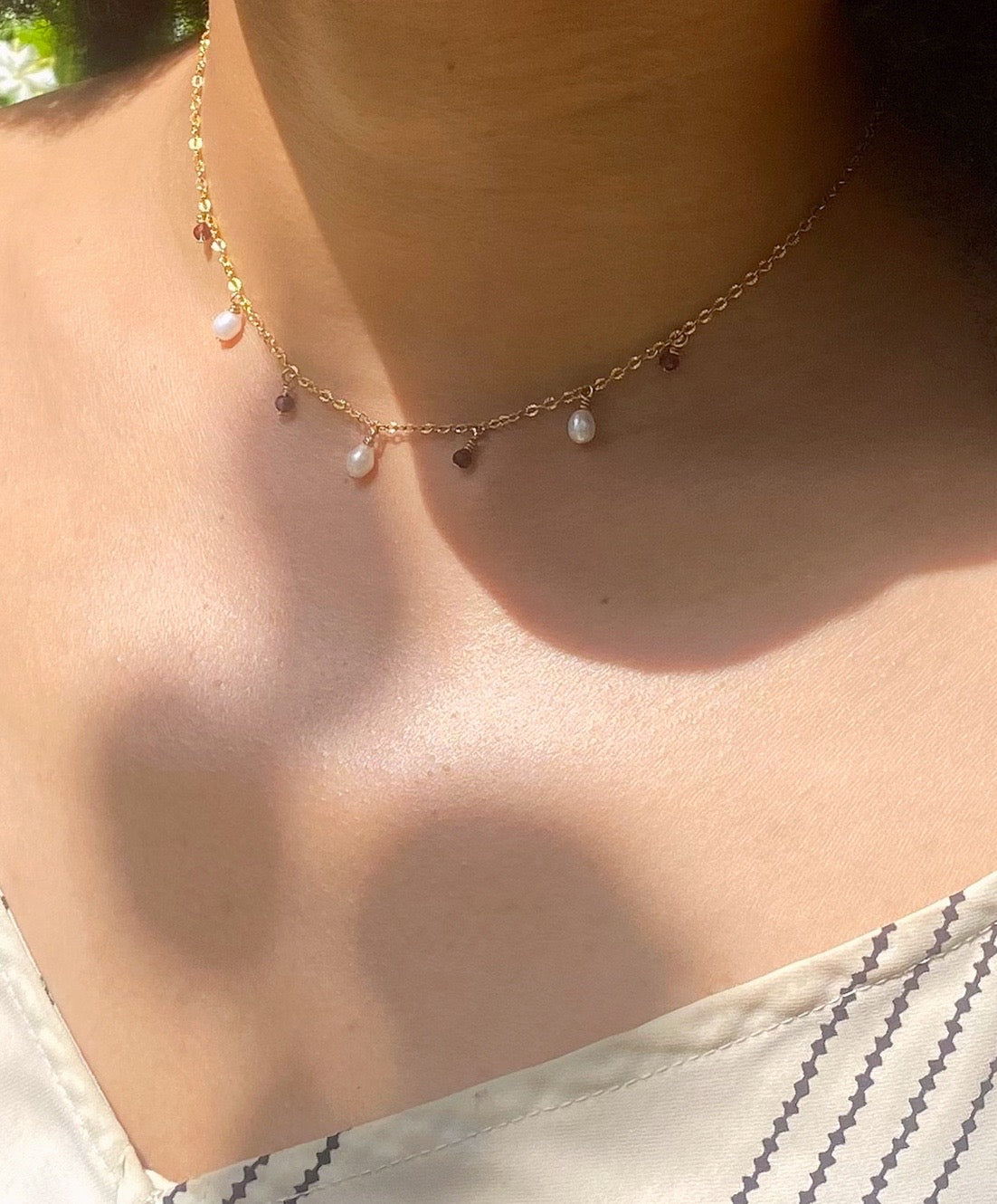 DEW (Garnet) | Necklace