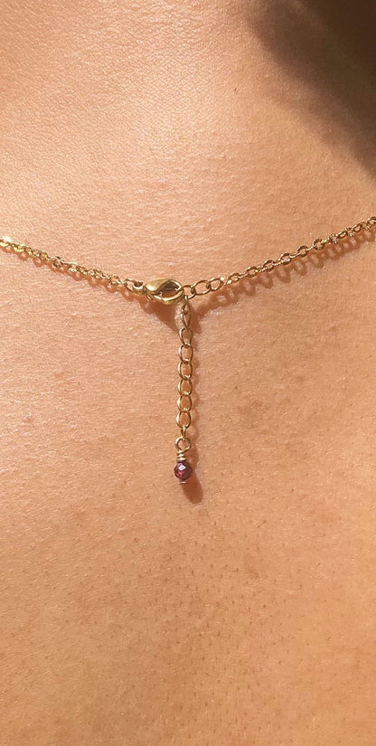 DEW (Garnet) | Necklace