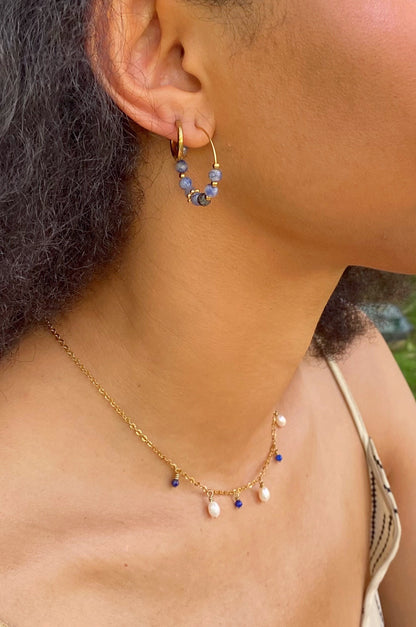 BLOOM (Lapis Lazuli) | Necklace