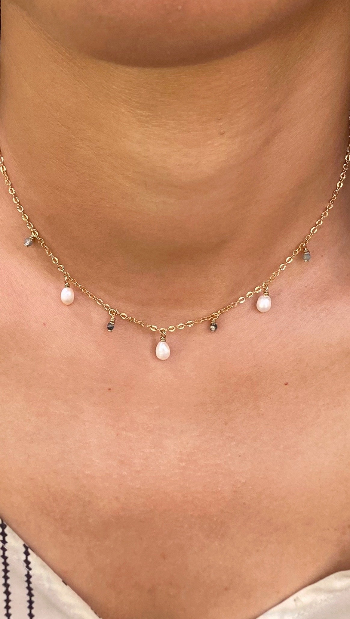 DEW (Agate Moss) | Necklace