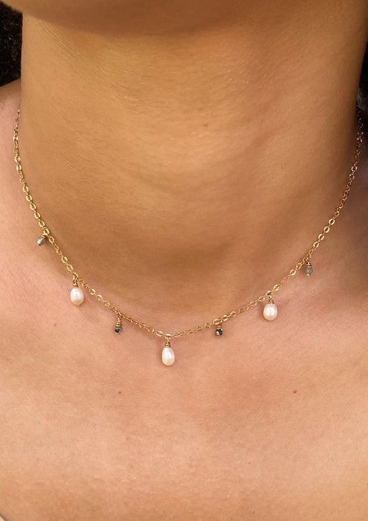 BLOOM (Agate Moss) | Necklace