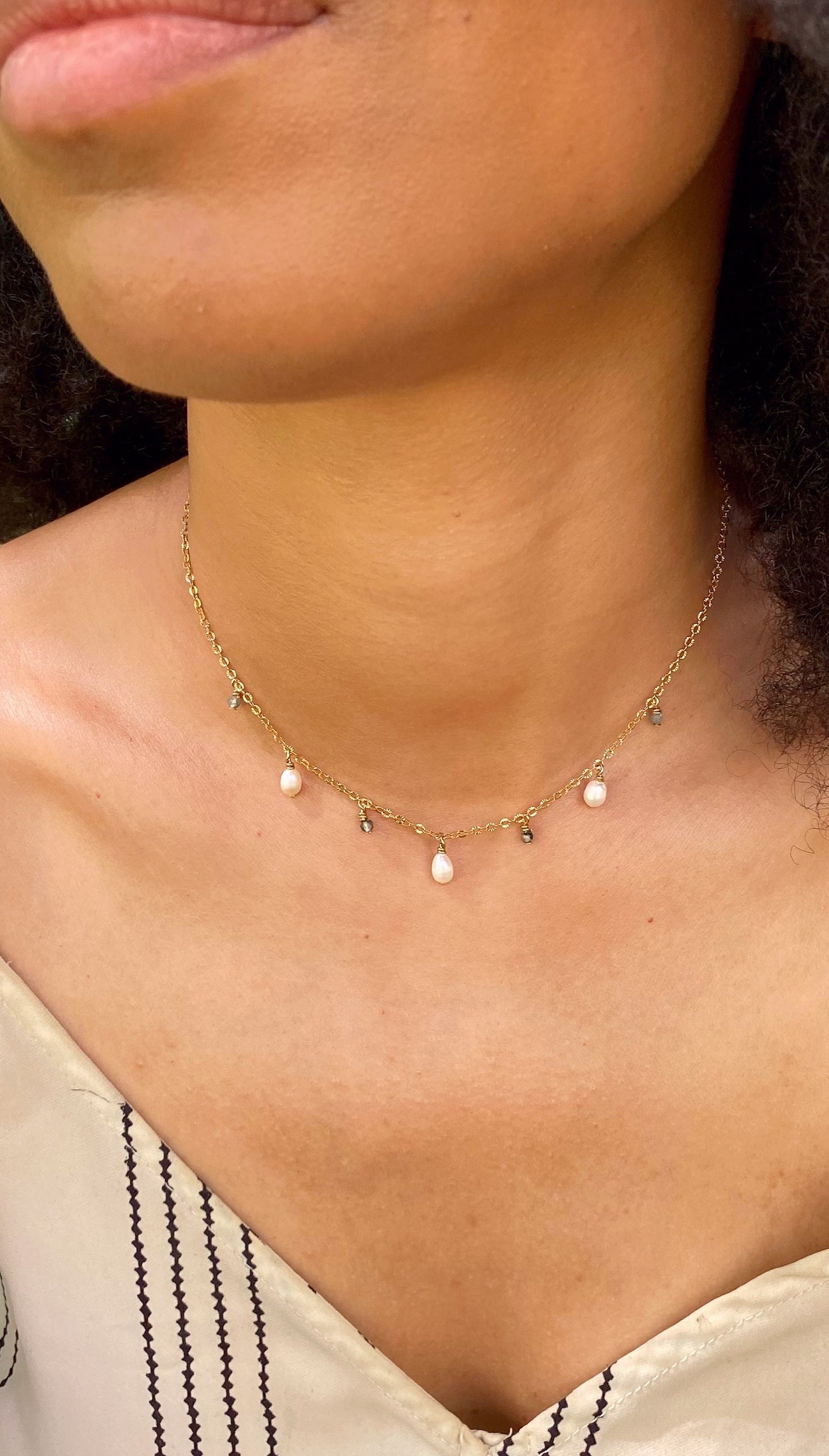 DEW (Agate Moss) | Necklace