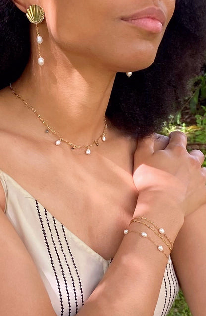 DEW (Agate Moss) | Necklace