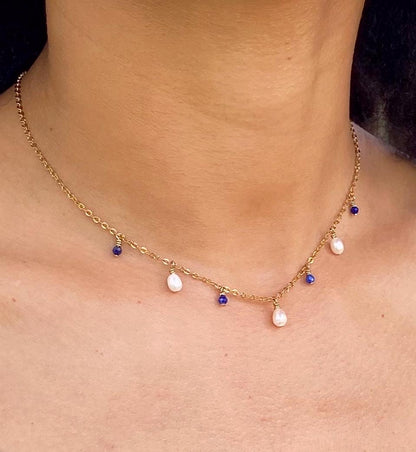BLOOM (Lapis Lazuli) | Necklace