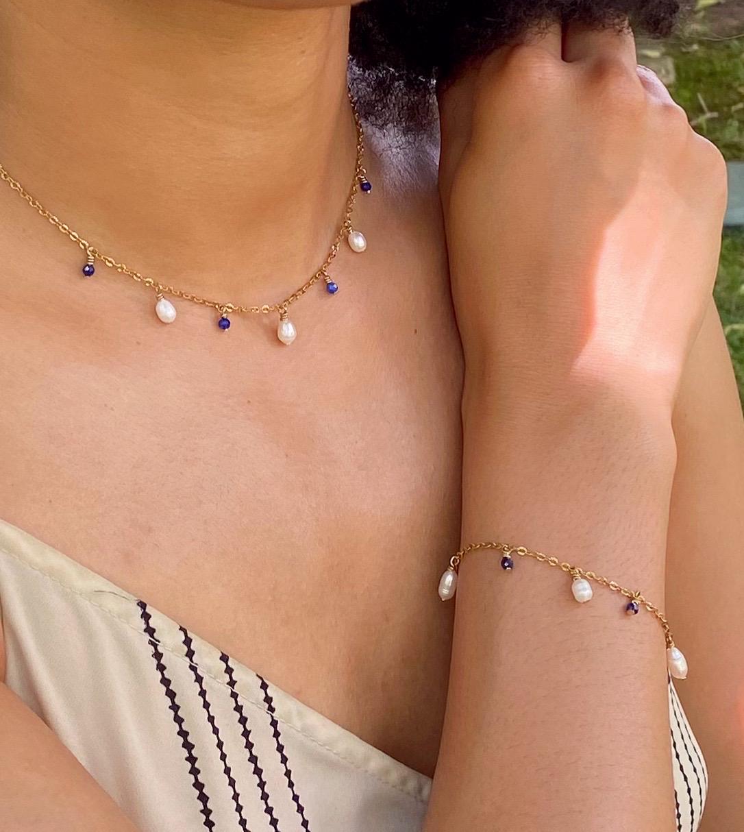 BLOOM (Lapis Lazuli) | Necklace